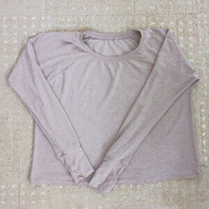 Beyond Yoga Featherweight Pullover in chai XS